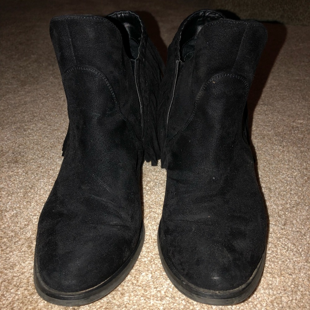 Not Rated Fringe Booties